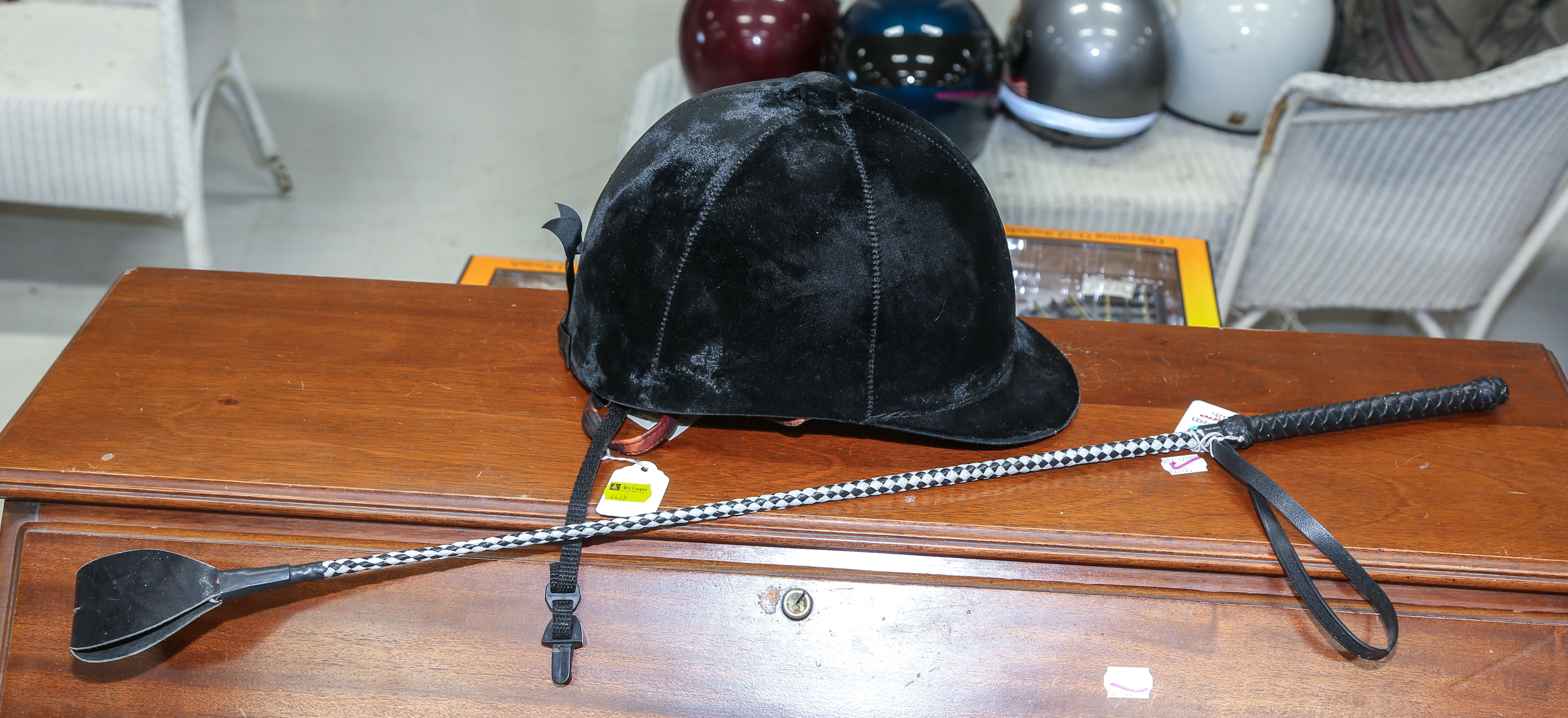 TROXEL EQUESTRIAN RIDING HELMET & A