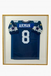 TROY AIKMAN SIGNED JERSEYmount