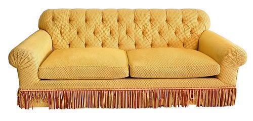TRS CUSTOM UPHOLSTERED SOFA, HAVING
