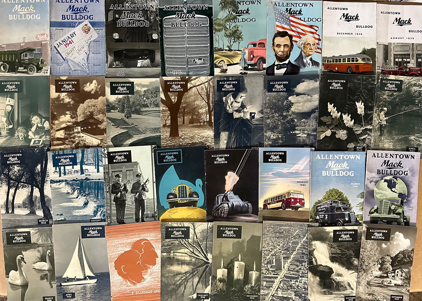 TRUCK ITEMS - FORTY 1939 - 42