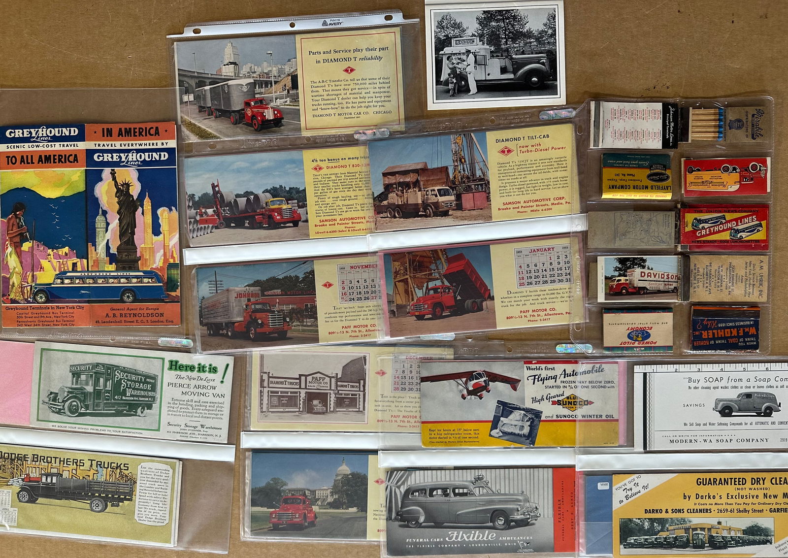 TRUCK RELATED LOT - BLOTTERS,