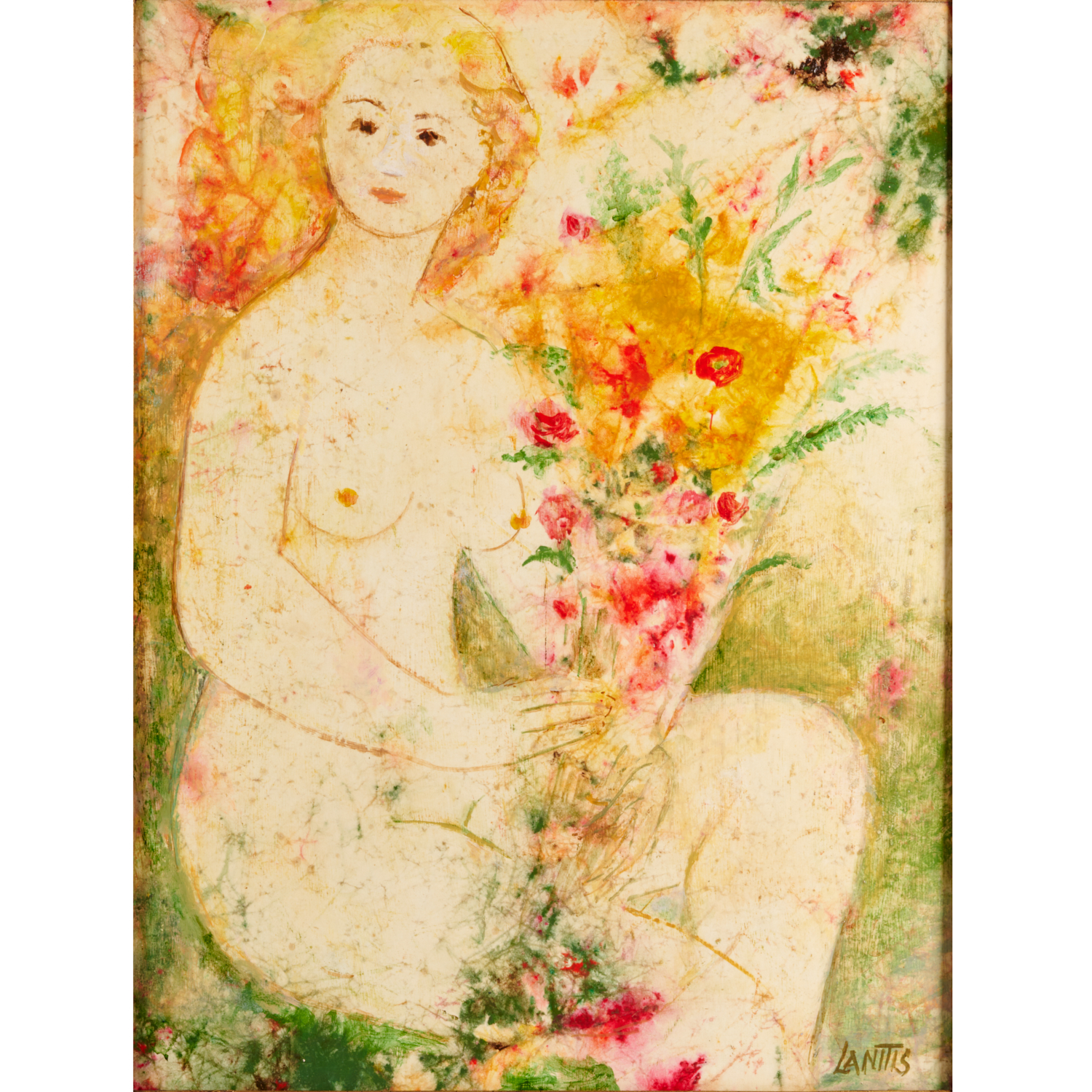 TRUDY LANITIS, ACRYLIC ON