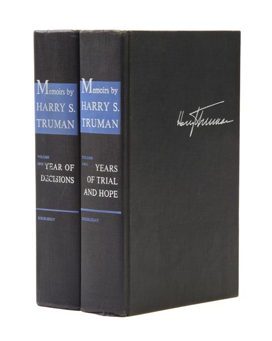 TRUMAN HARRY Memoirs. Garden City