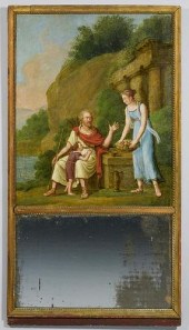 TRUMEAU OVER-MANTEL MIRRORCont