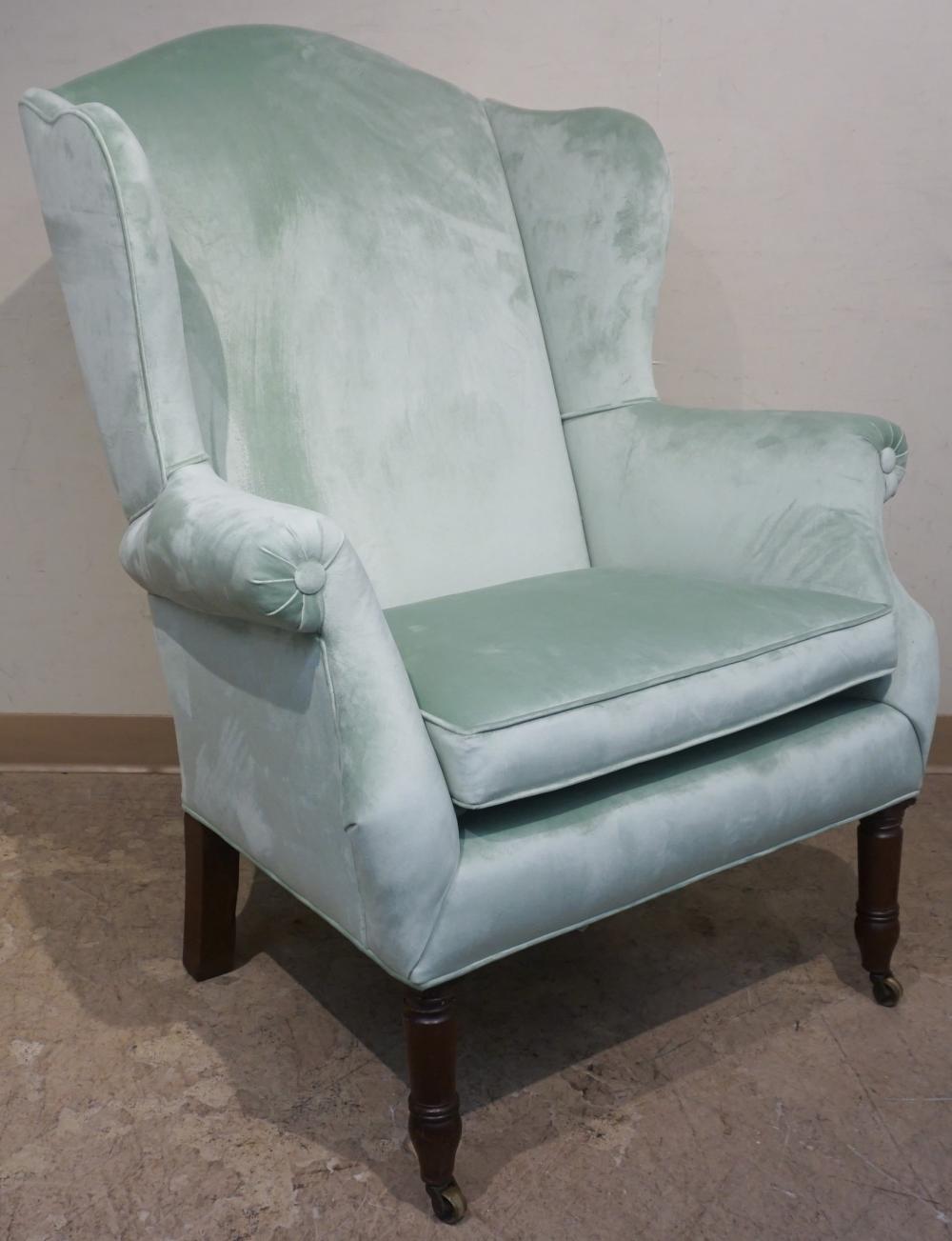 TRUST INTERIORS GREEN UPHOLSTERED