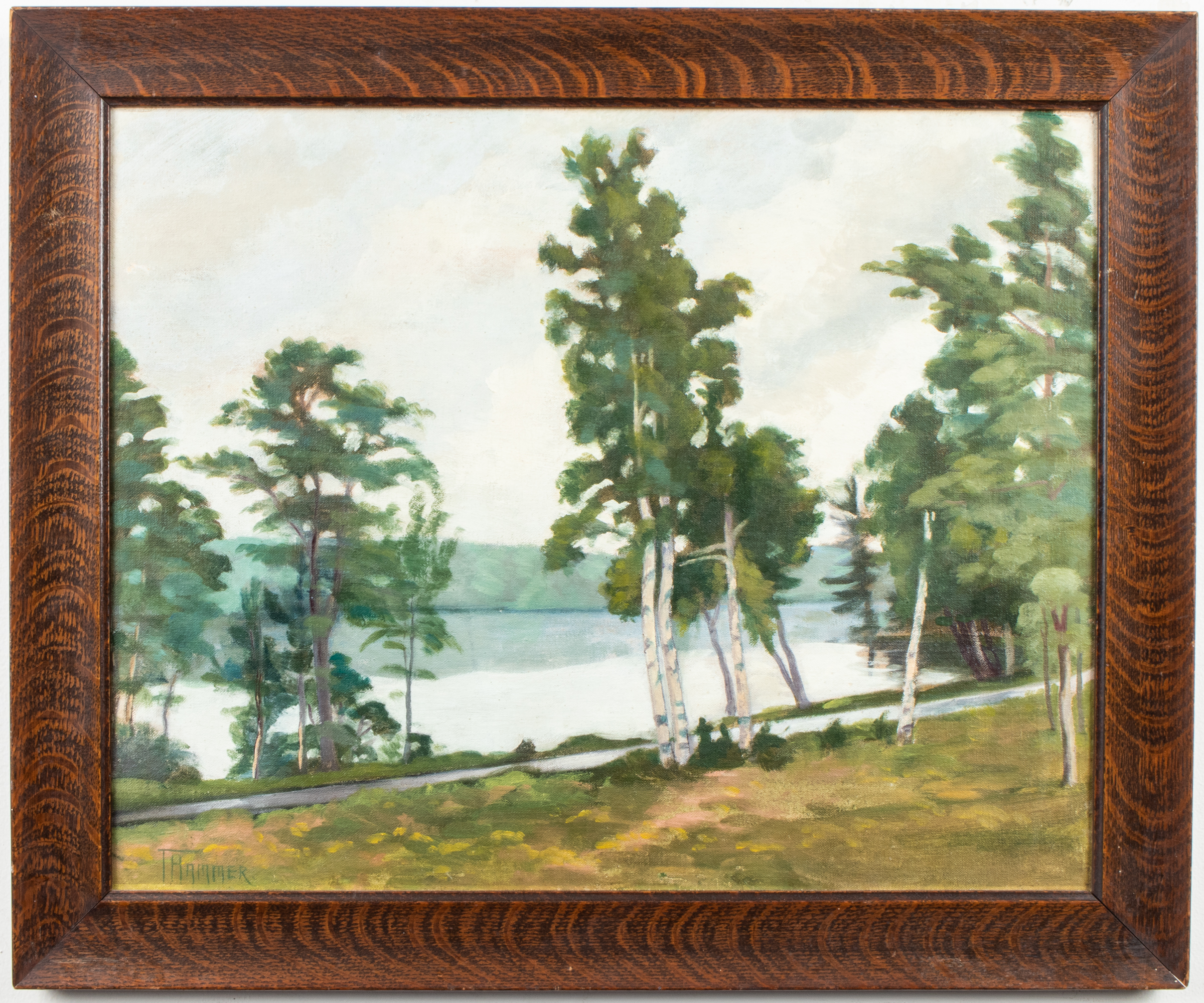 TRYGVE HAMMER "LAKE THROUGH THE