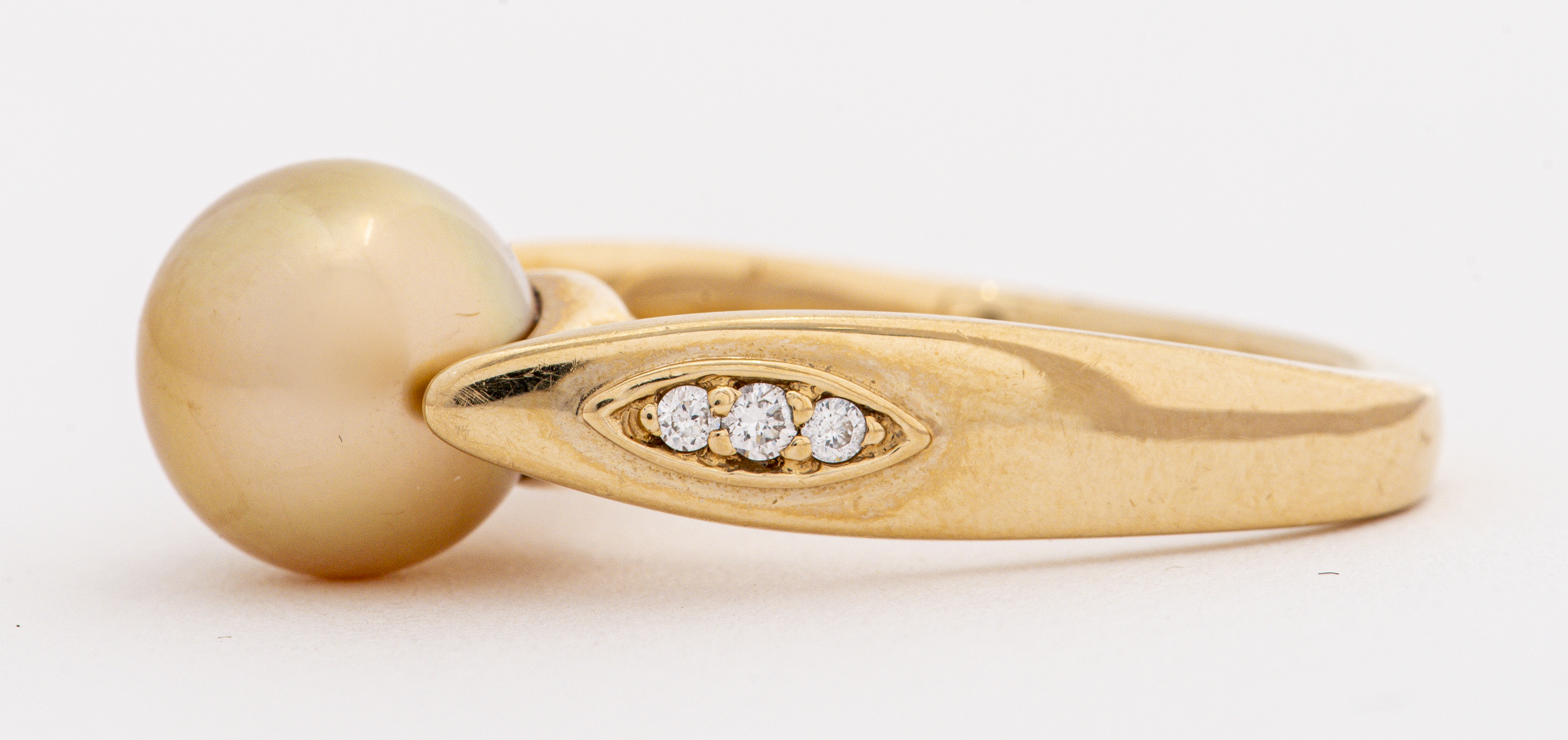 T&S 14K YELLOW GOLD CULTURED
