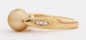 T&S 14K YELLOW GOLD CULTURED P