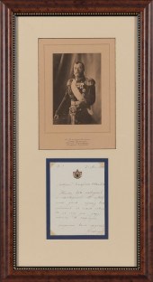 TSAR NICHOLAS II AUTOGRAPH LET