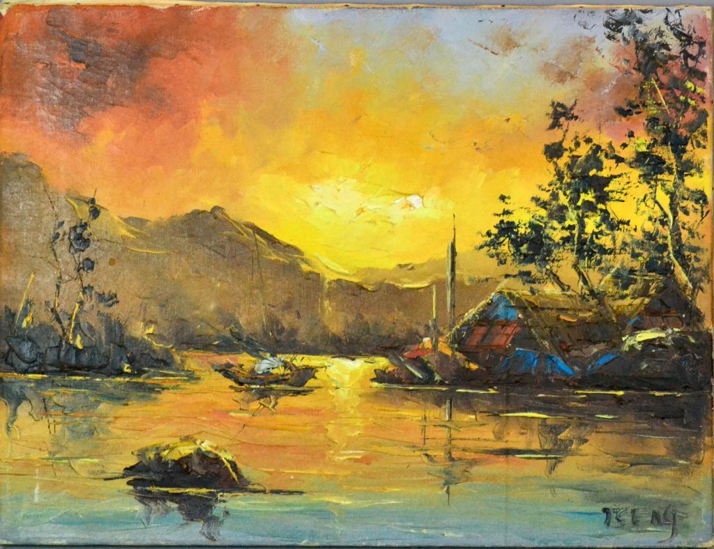 Tseng Kwong Chi Oil Painting On