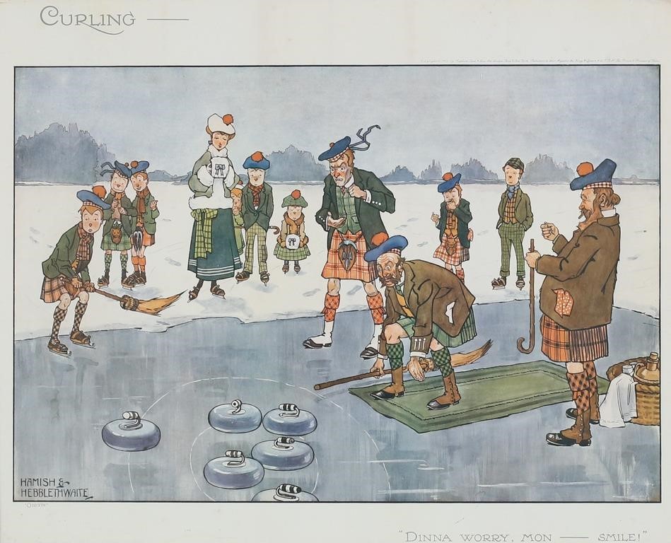 TUCK CURLING PRINT AFTER HAMISH &