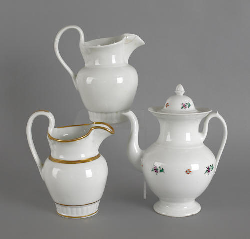 Tucker porcelain coffee pot ca.