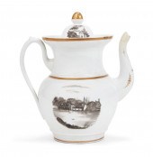 TUCKER PORCELAIN COFFEE POT: F