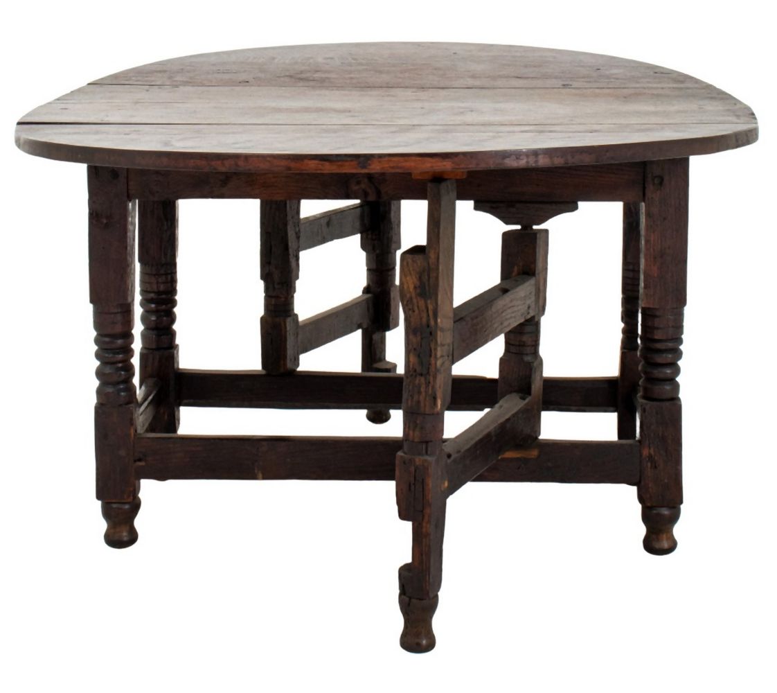 TUDOR REVIVAL GATE LEG DROP LEAF