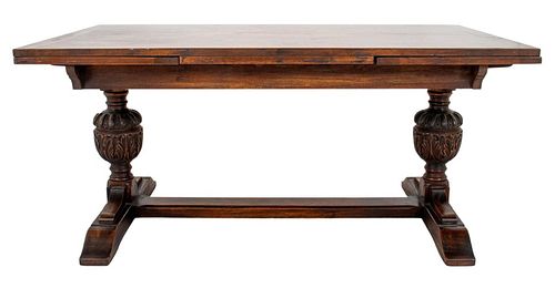 TUDOR REVIVAL OAK DINING TABLETudor