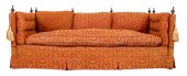 TUDOR REVIVAL UPHOLSTERED KNOL