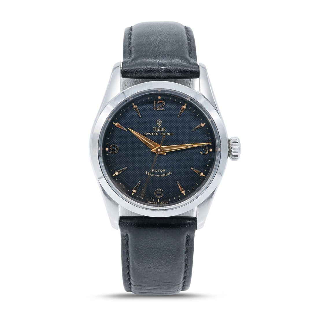 "TUDOR" ROLEX (1957), BLACK DIAL,