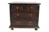 TUDOR STYLE OAK COAL BOXwith f