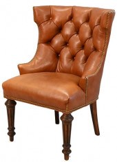 TUFTED LEATHER EXECUTIVES CHAI