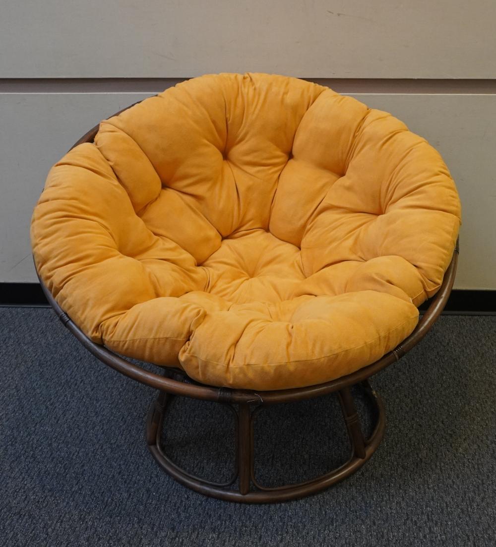 TUFTED UPHOLSTERED FAUX RATTAN