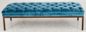 TUFTED VELVET-UPHOLSTERED RECT