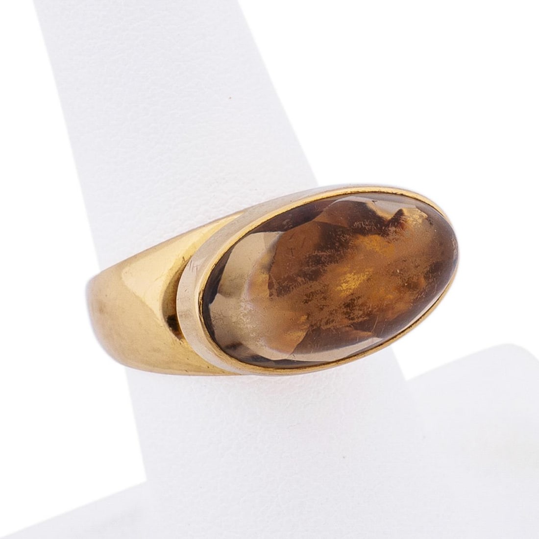 TUK FISCHER FOR JENSEN AMBER 18K YG