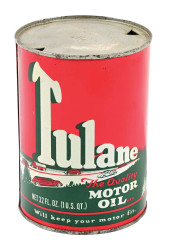 TULANE MOTOR OIL ONE QUART CAN