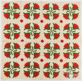 TULIP APPLIQUé QUILT TOP<br>Tu
