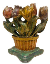 TULIPS IN BASKET DOOR STOP BY