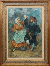 Tully Filmus (1903 - 1998) oil