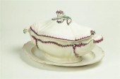 TUREEN AND PLATTER.  Late 18th