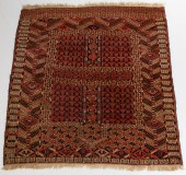 TURKAMAN ORIENTAL RUG circa 19