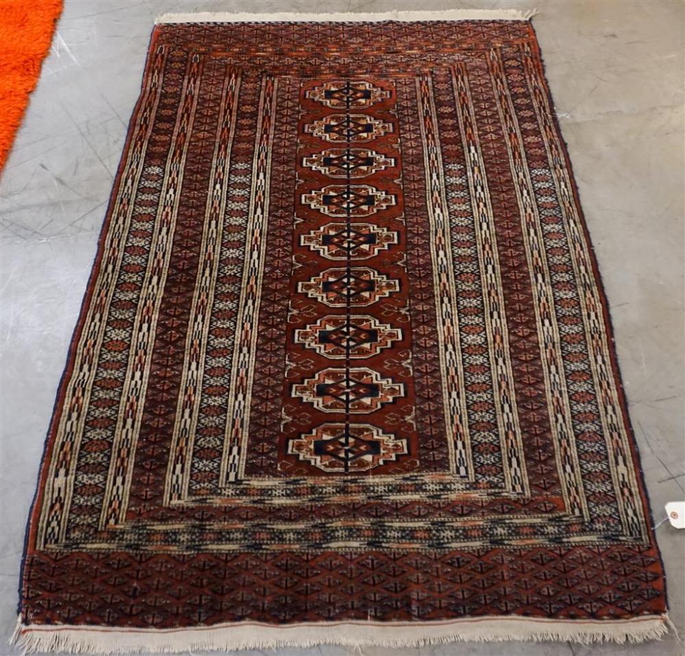 TURKEMAN RUG, 3 FT 8 IN X 5 FT 4