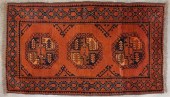 TURKEMAN RUG, 4 FT 7 IN X 2 FT
