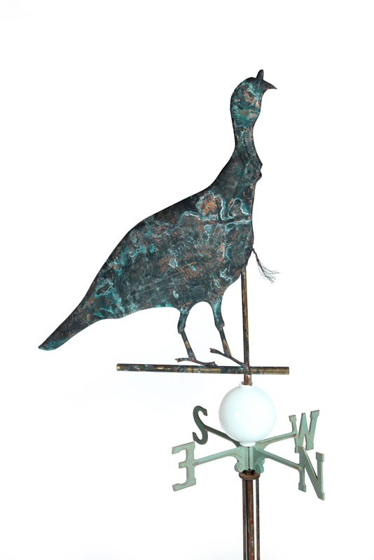 TURKEY WEATHERVANE.  American  20th
