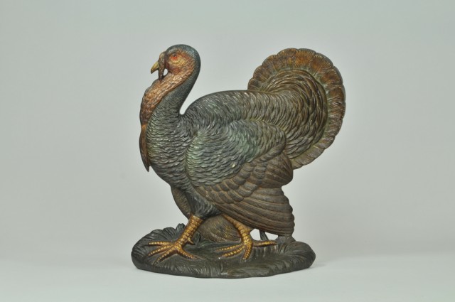 TURKEY WITH RUBBER KNOBS DOORSTOP