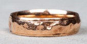 TURKISH 14K ROSE GOLD HAMMER F