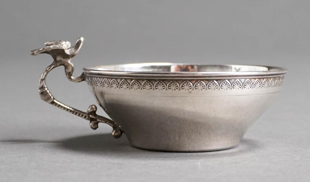 TURKISH 900-SILVER BIRD FINIAL CUP,