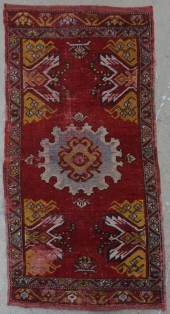 TURKISH ANATOLIAN RUG, 3 FT 4