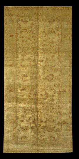 Turkish Angora Oushak Carpet,  5'