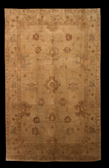 Turkish Angora Oushak Carpet,  6'