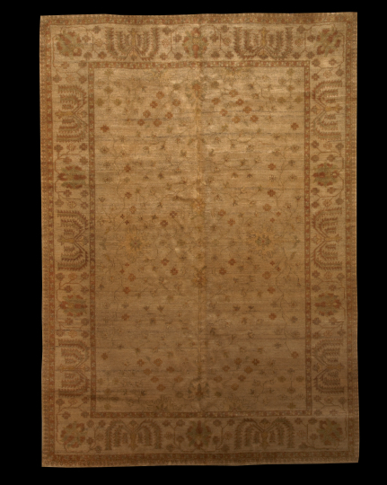 Turkish Angora Oushak Carpet,  7'