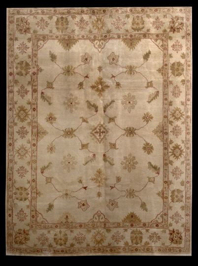 Turkish Angora Oushak Carpet,  7'