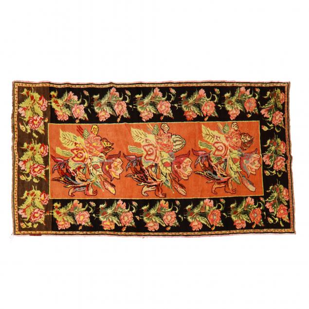 TURKISH AREA RUG Orange field