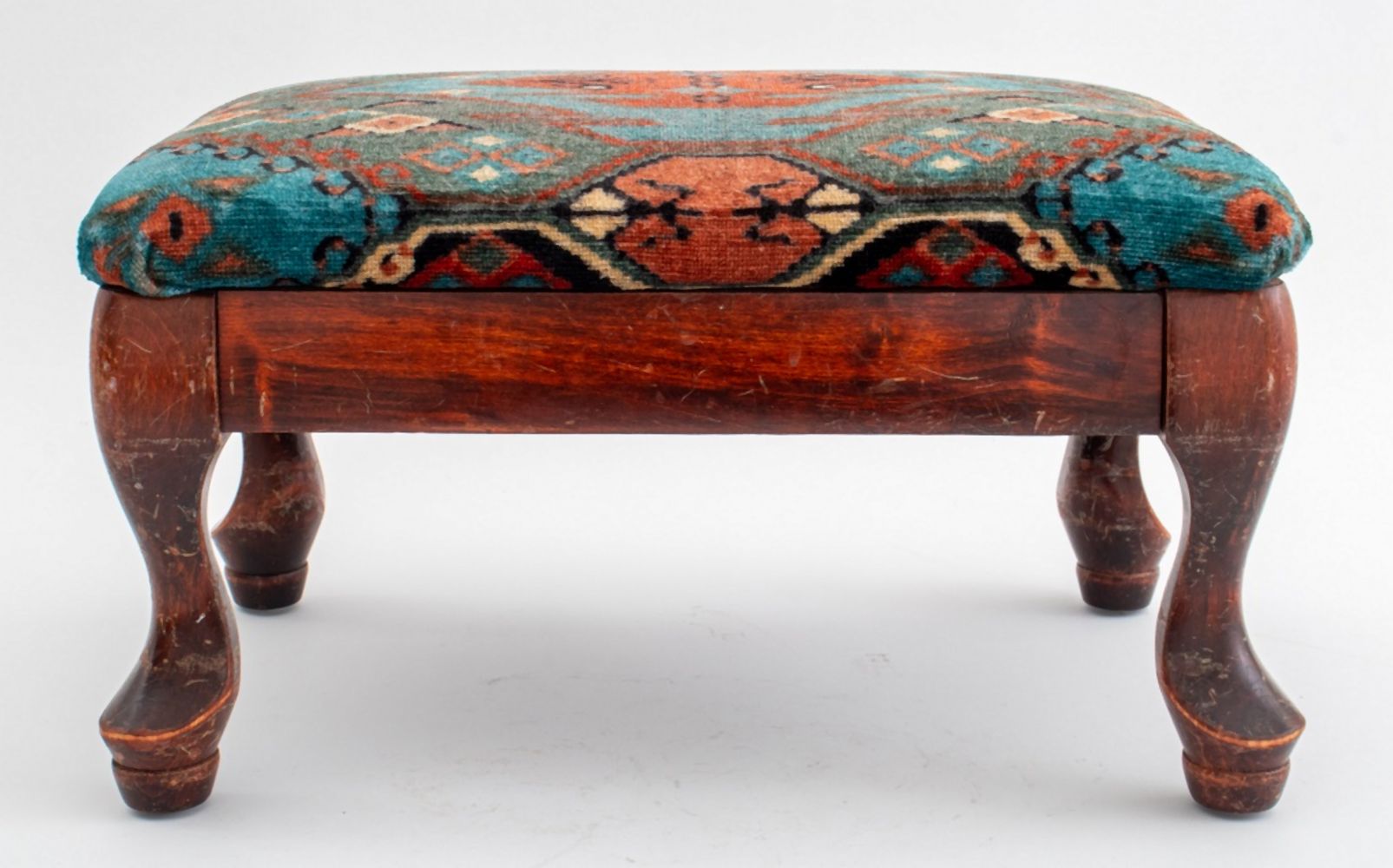TURKISH CARPET UPHOLSTERED FOOT