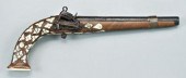 Turkish flintlock pistol, muzz