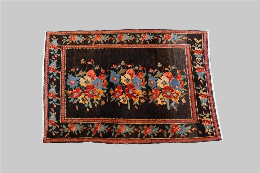 TURKISH FLORAL WOOL RUGTURKISH
