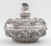 TURKISH GEM-SET REPOUSSE SILVE