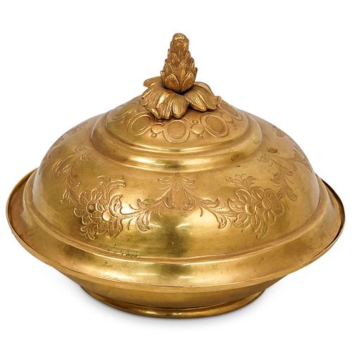 TURKISH GILDED TOMBAK LIDDED