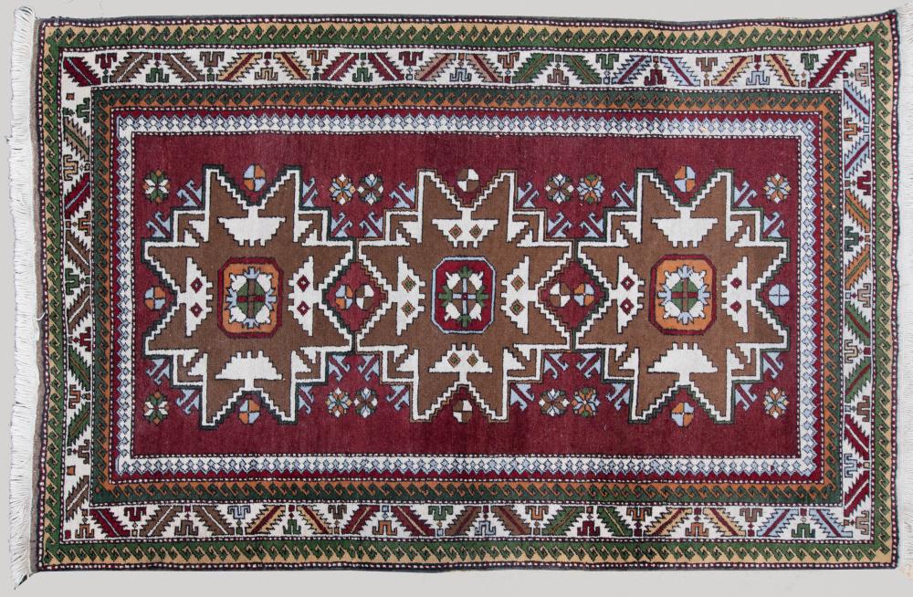 TURKISH HAND KNOTTED WOOL RUG